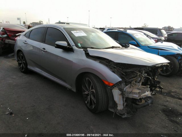 honda civic si sedan 2018 2hgfc1e57jh710247