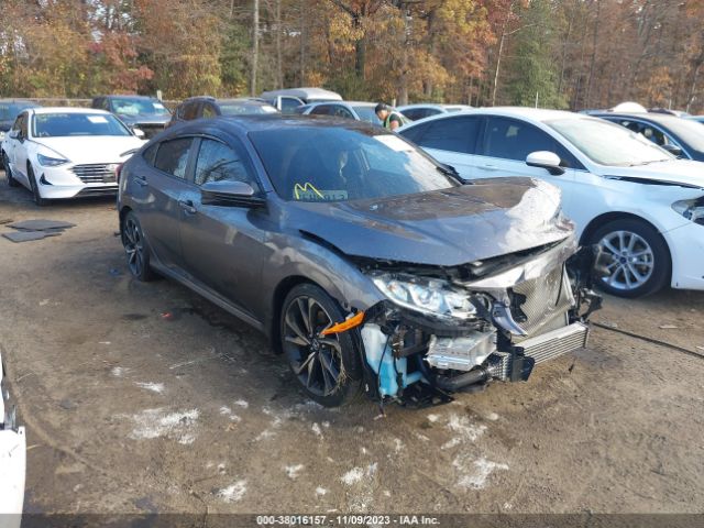 honda civic si 2019 2hgfc1e59kh703902