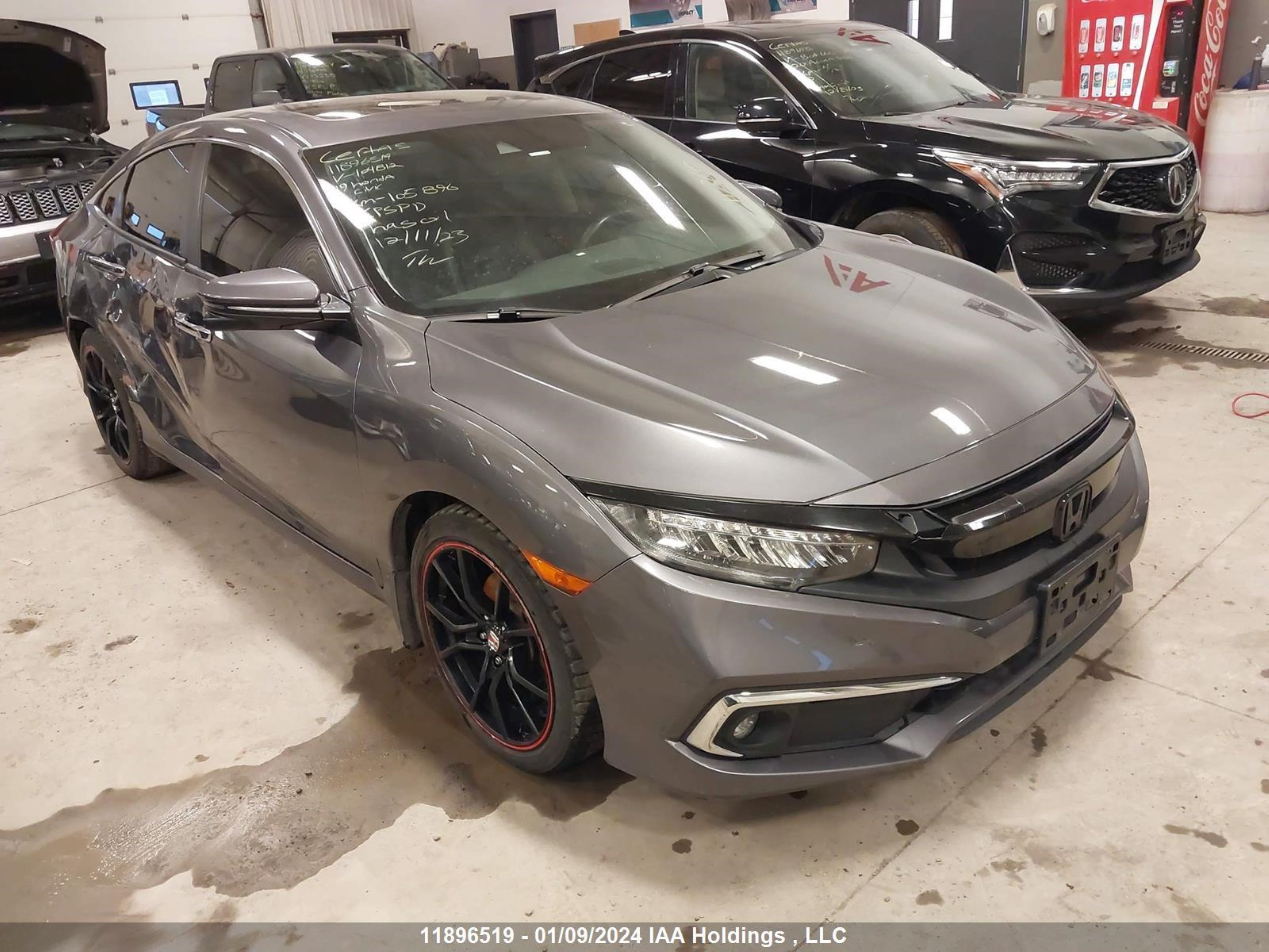 honda civic 2019 2hgfc1f92kh104812