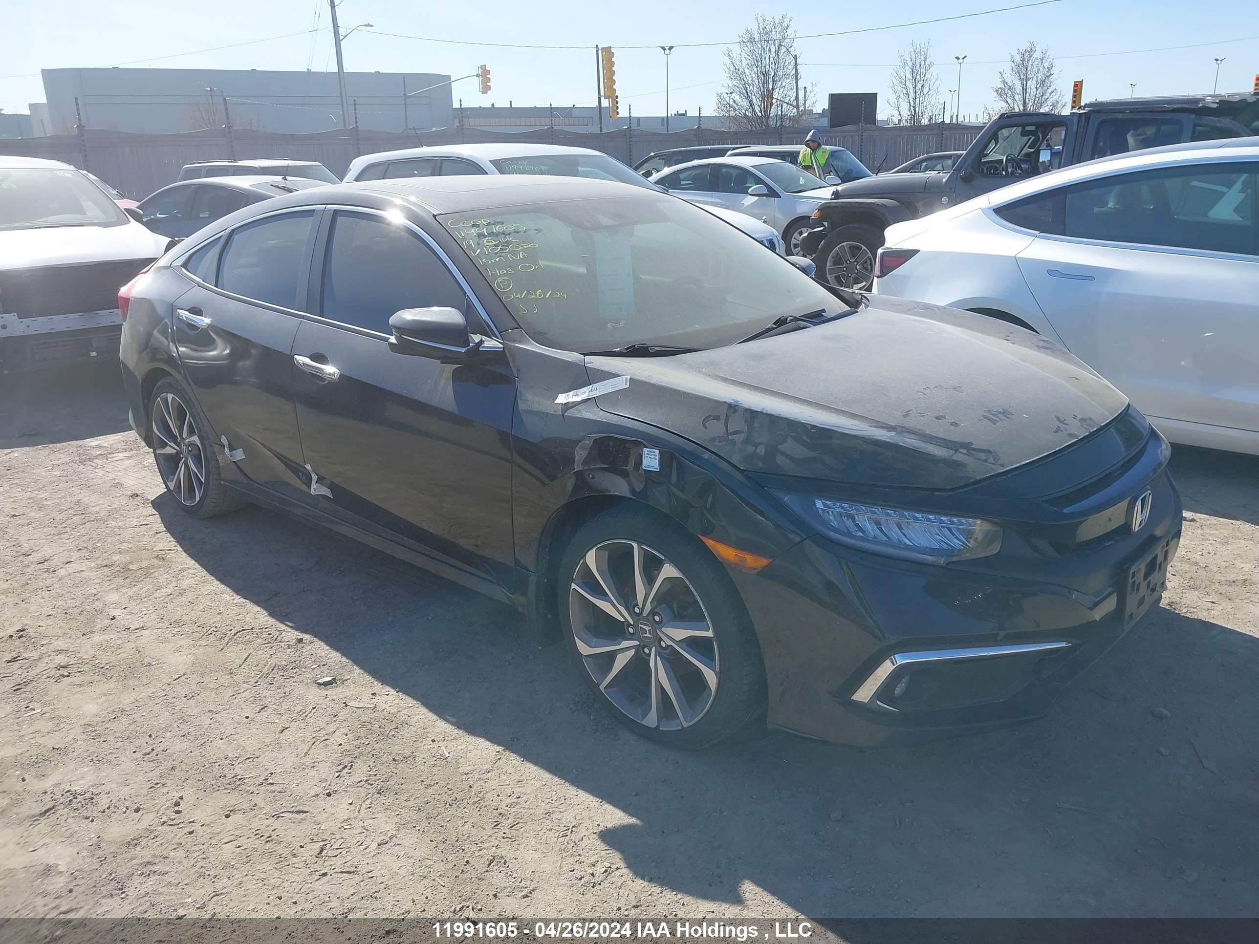 honda civic 2019 2hgfc1f97kh105020