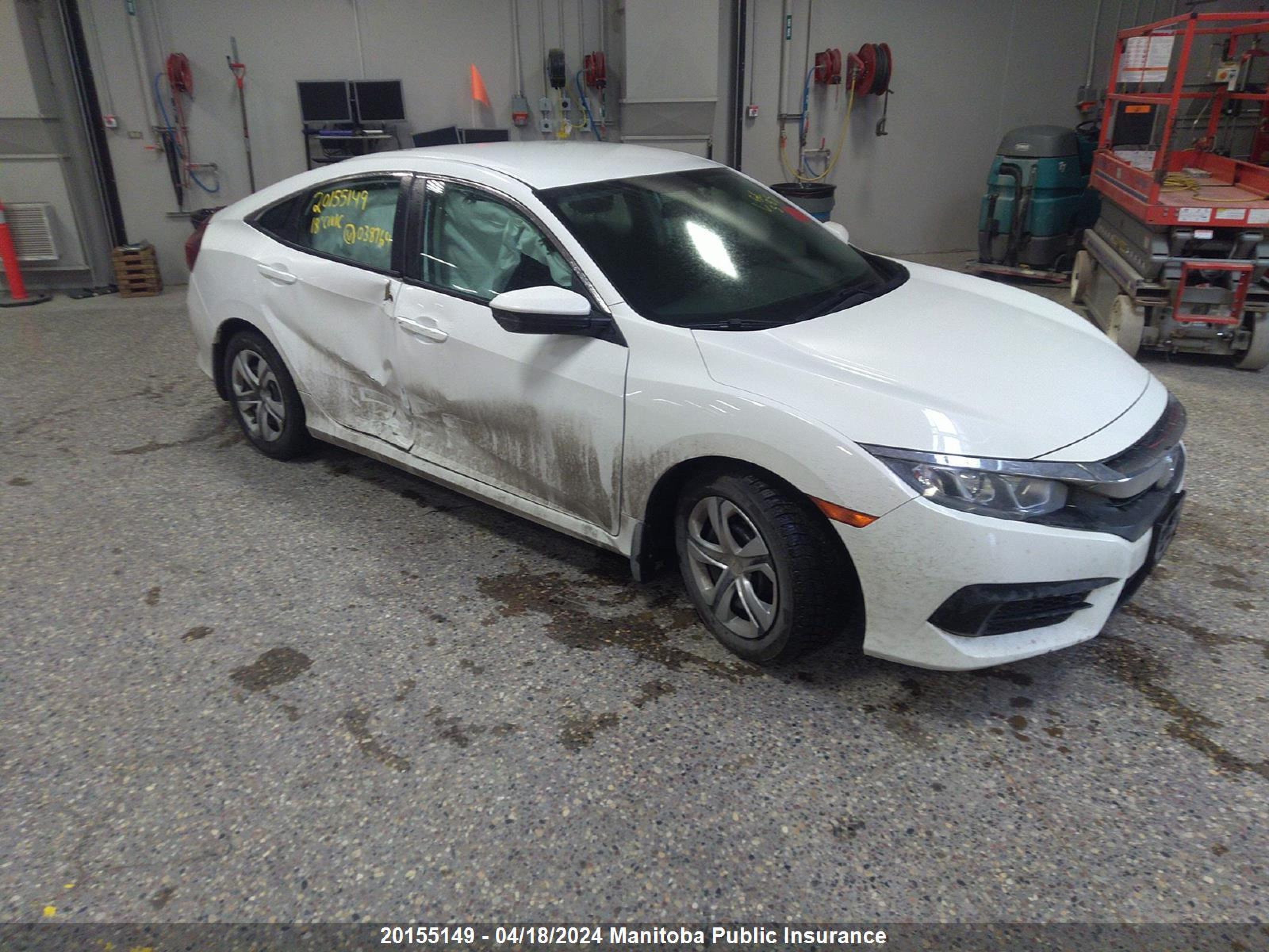 honda civic 2018 2hgfc2f52jh038764