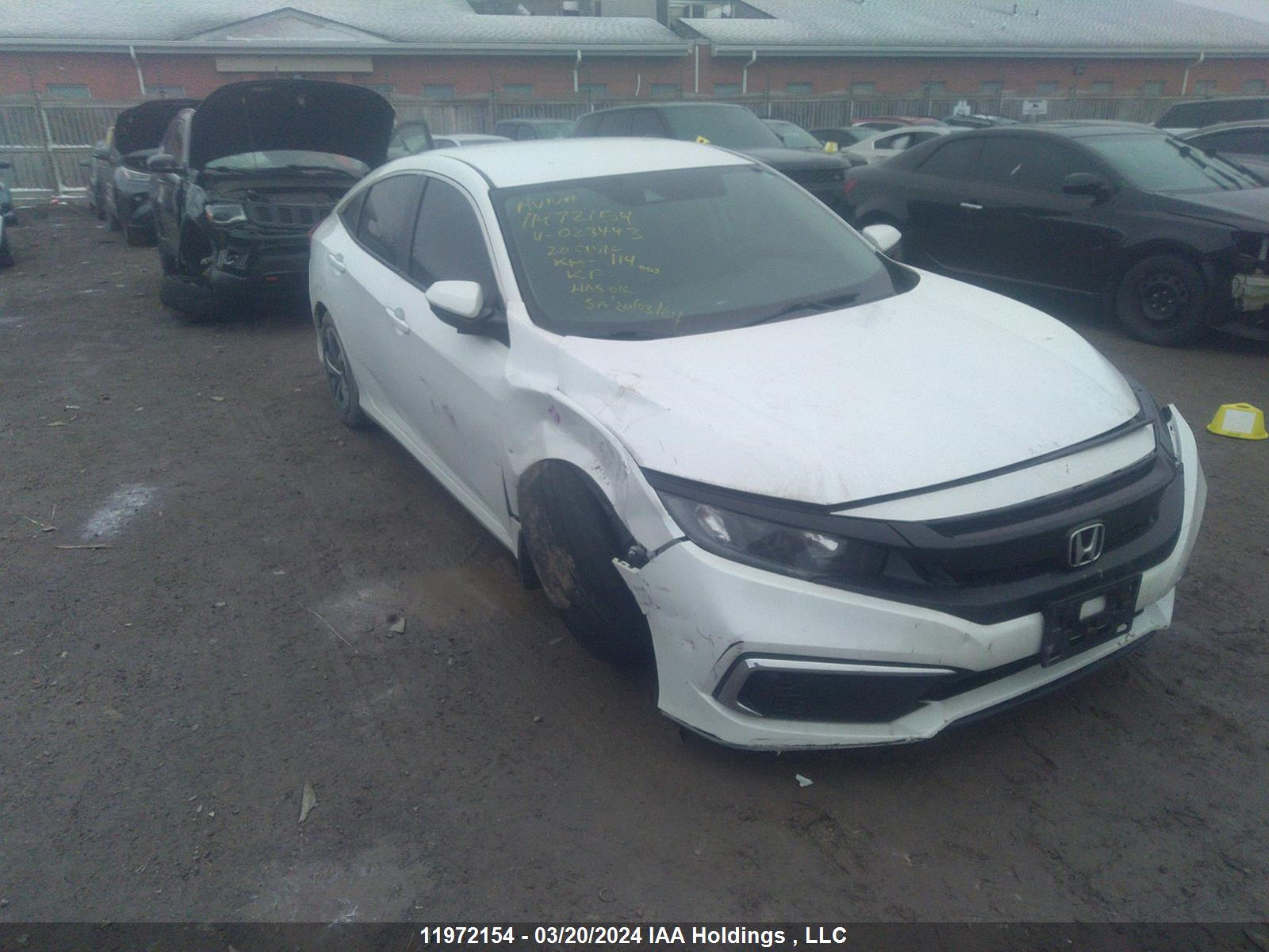 honda civic 2020 2hgfc2f52lh023443