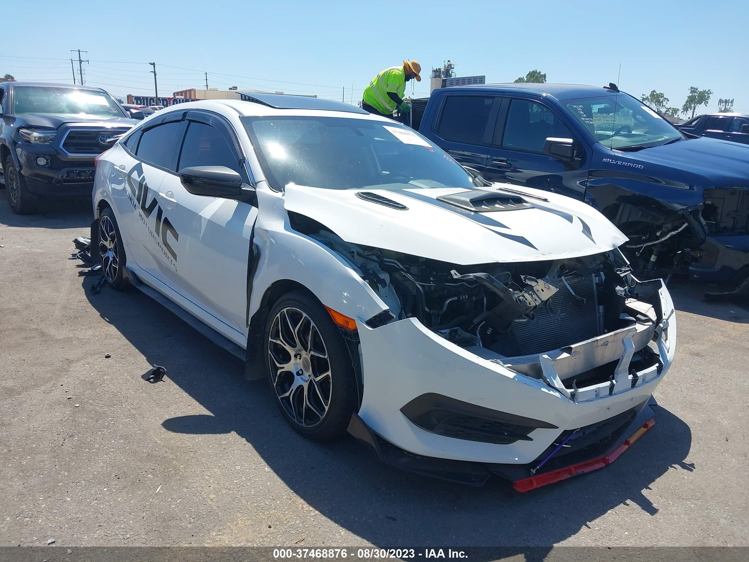 honda civic 2018 2hgfc2f54jh531877