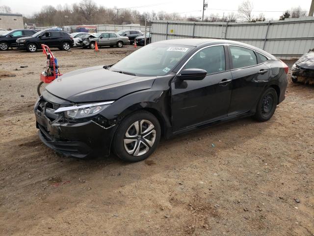 honda civic lx 2018 2hgfc2f55jh575564