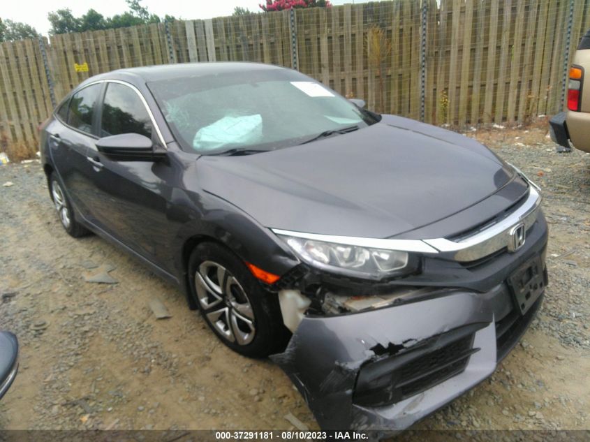 honda civic 2017 2hgfc2f58hh565458