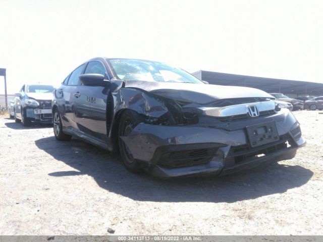 honda civic sedan 2018 2hgfc2f58jh567989