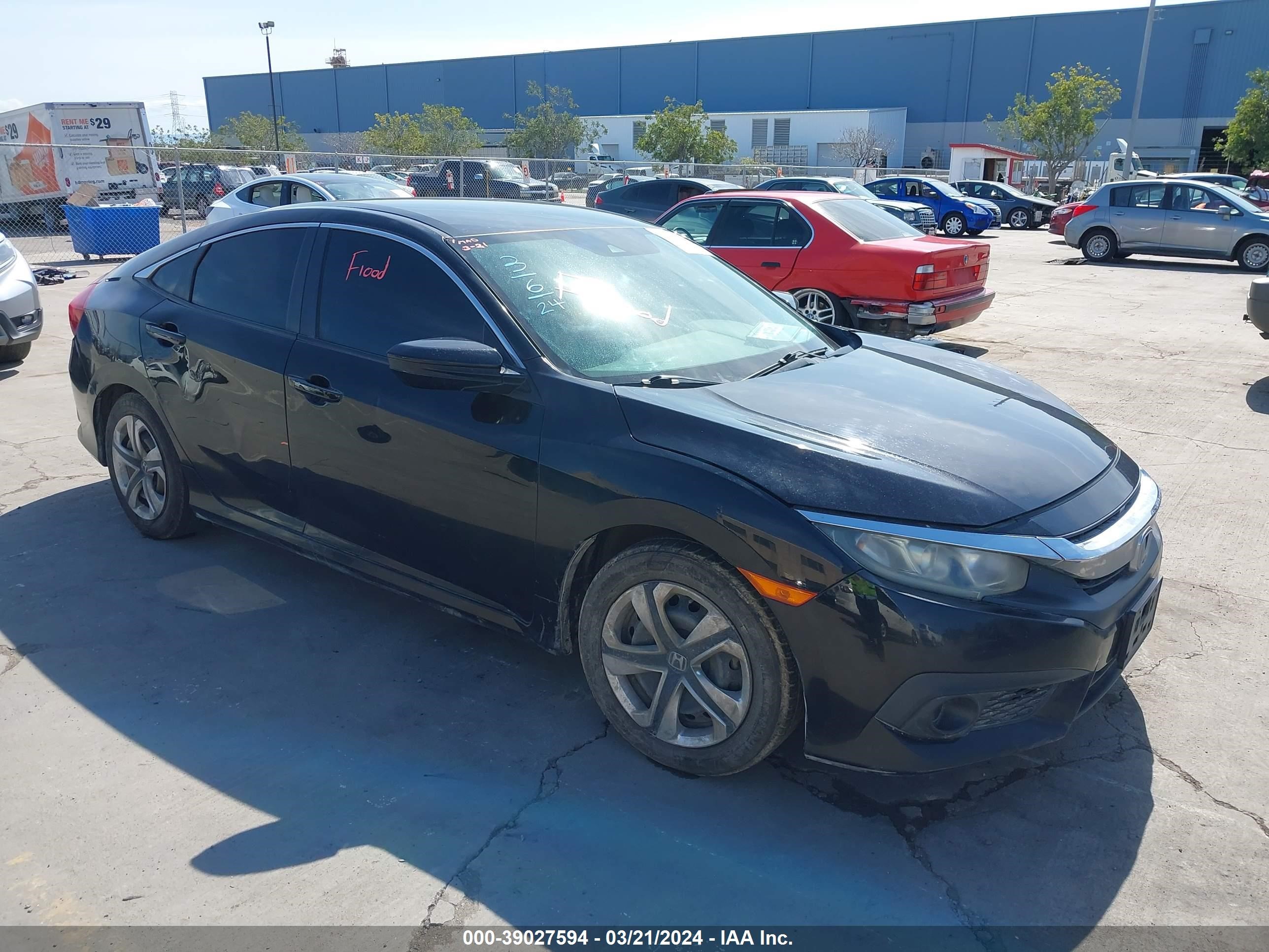 honda civic 2016 2hgfc2f61gh543115