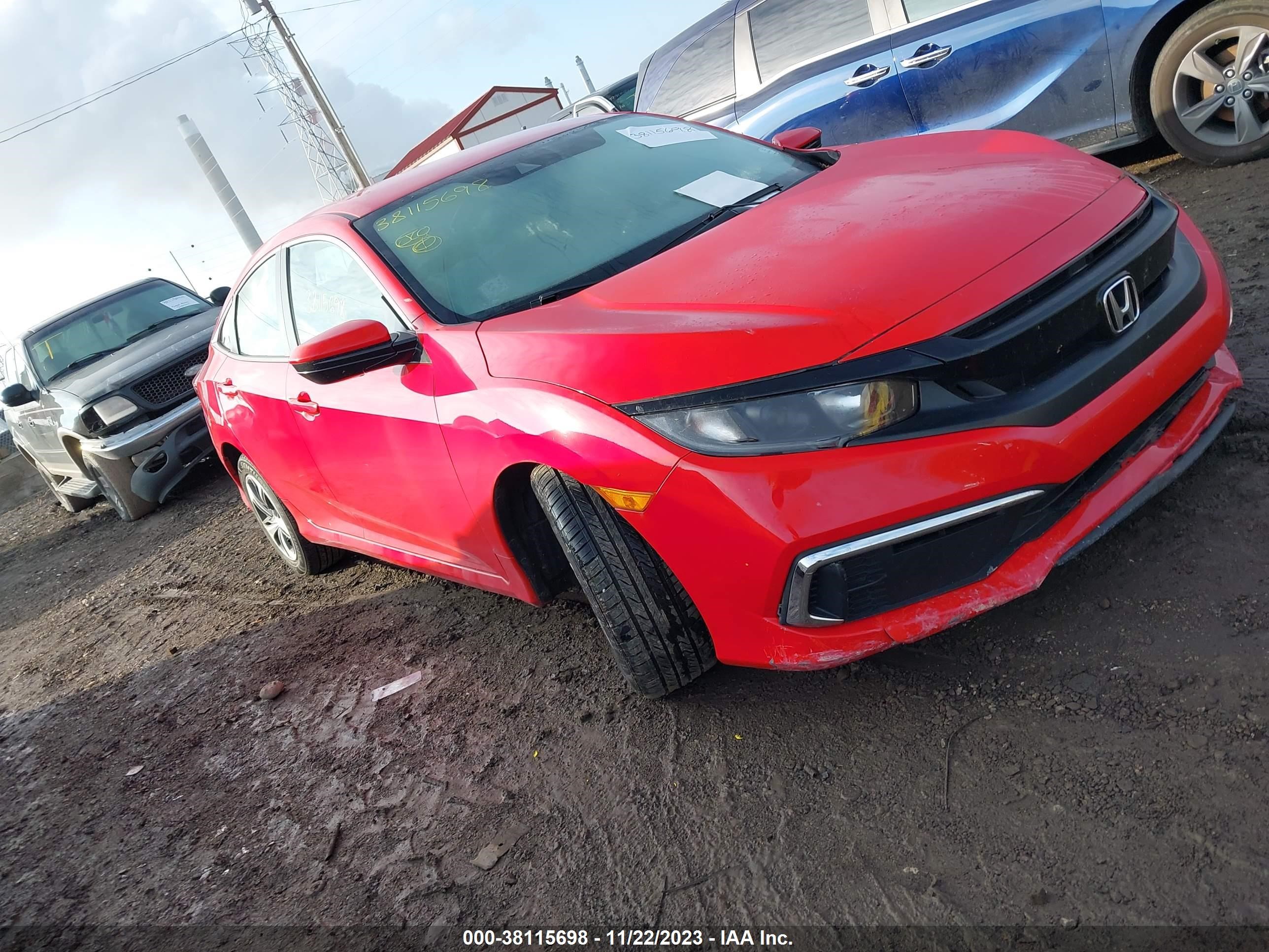 honda civic 2019 2hgfc2f61kh562997