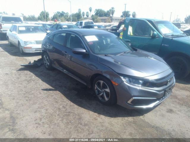 honda civic sedan 2019 2hgfc2f64kh594598