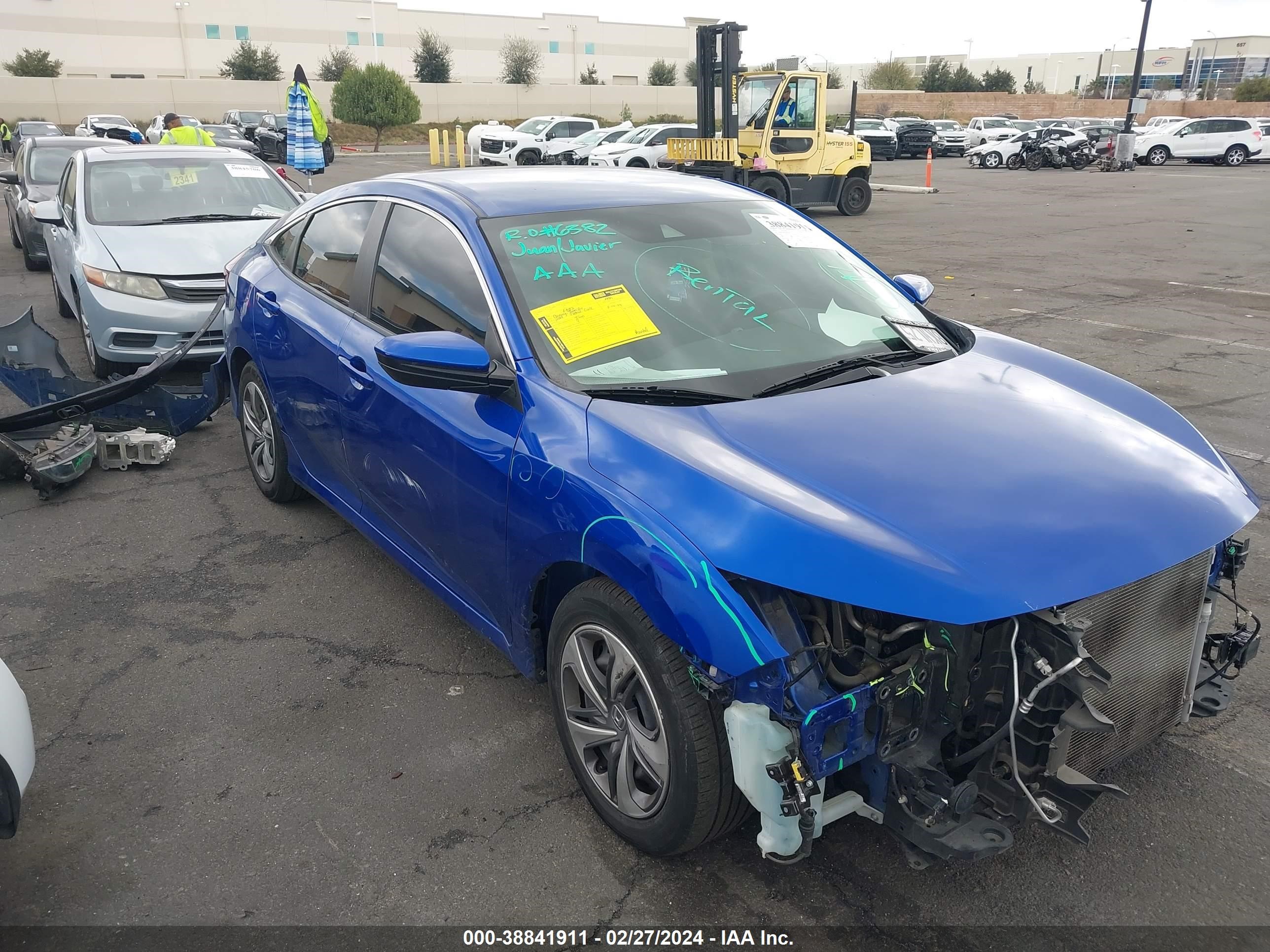 honda civic 2019 2hgfc2f67kh531589