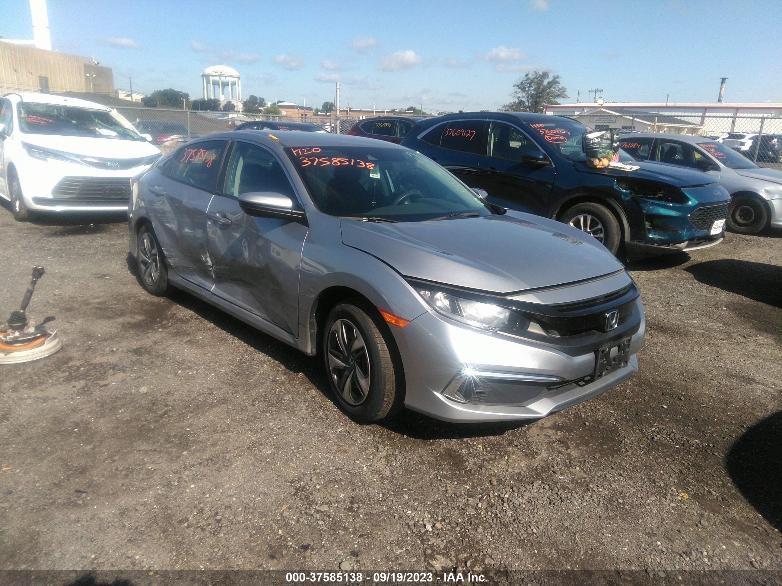 honda civic 2020 2hgfc2f67lh543257