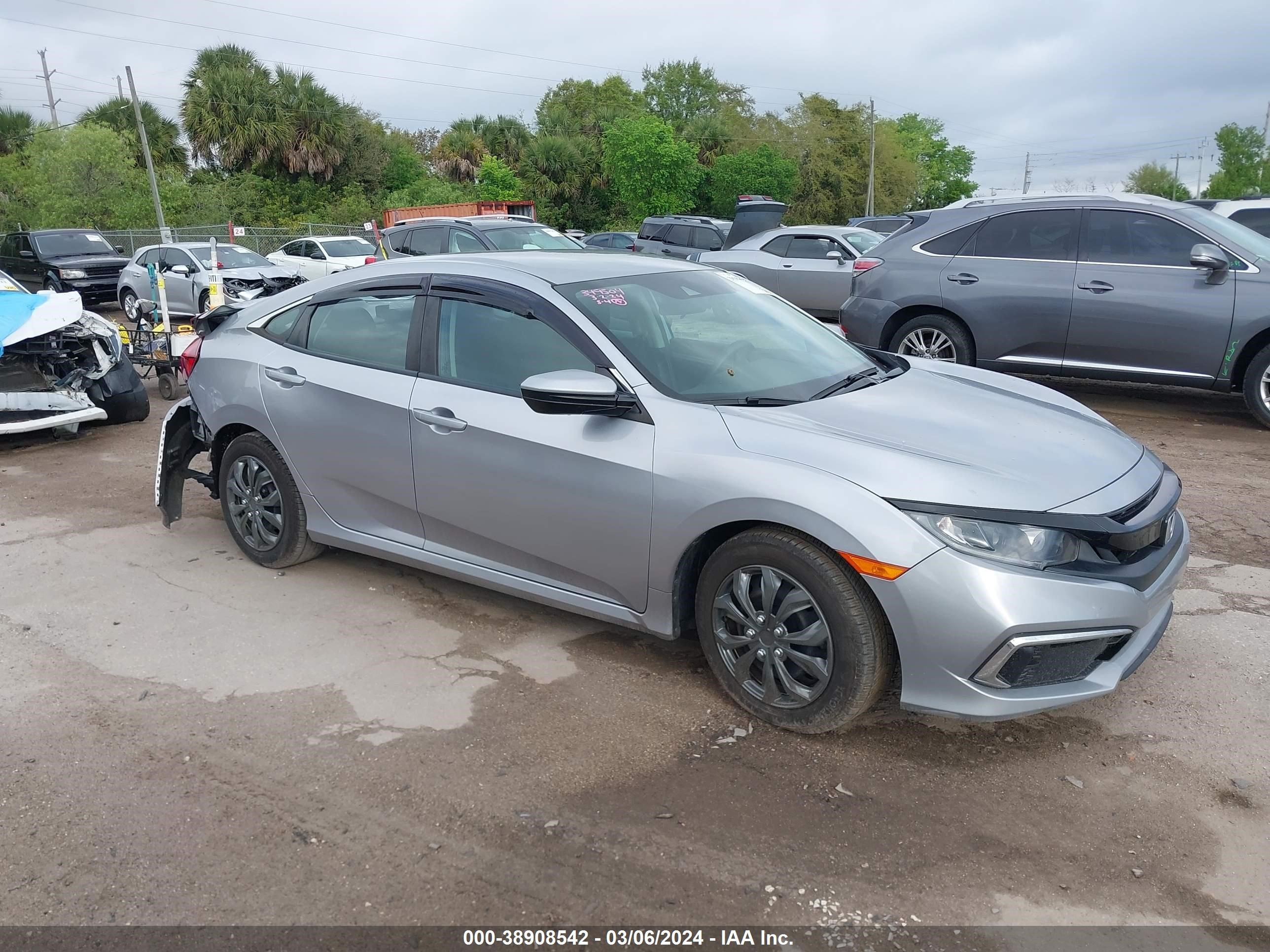 honda civic 2019 2hgfc2f69kh548765