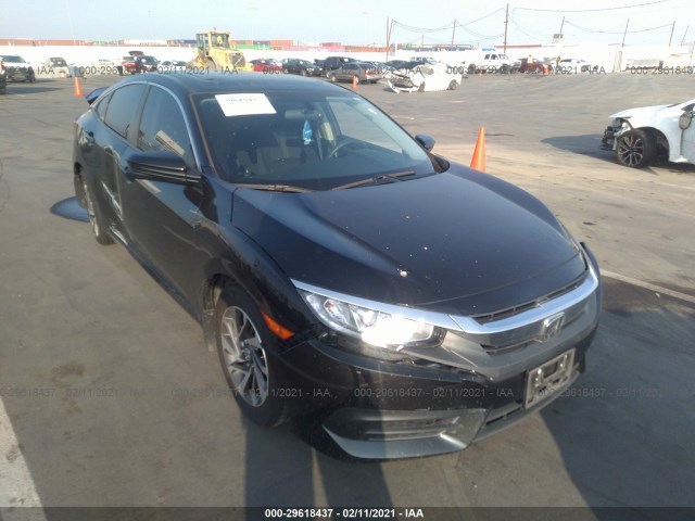 honda civic sedan 2017 2hgfc2f74hh550084