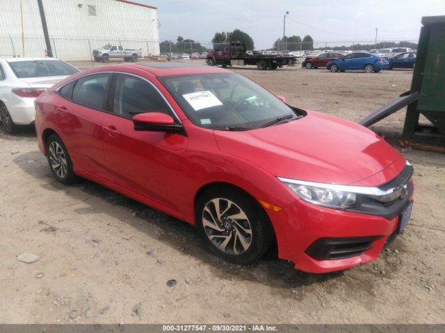 honda civic sedan 2018 2hgfc2f74jh553900