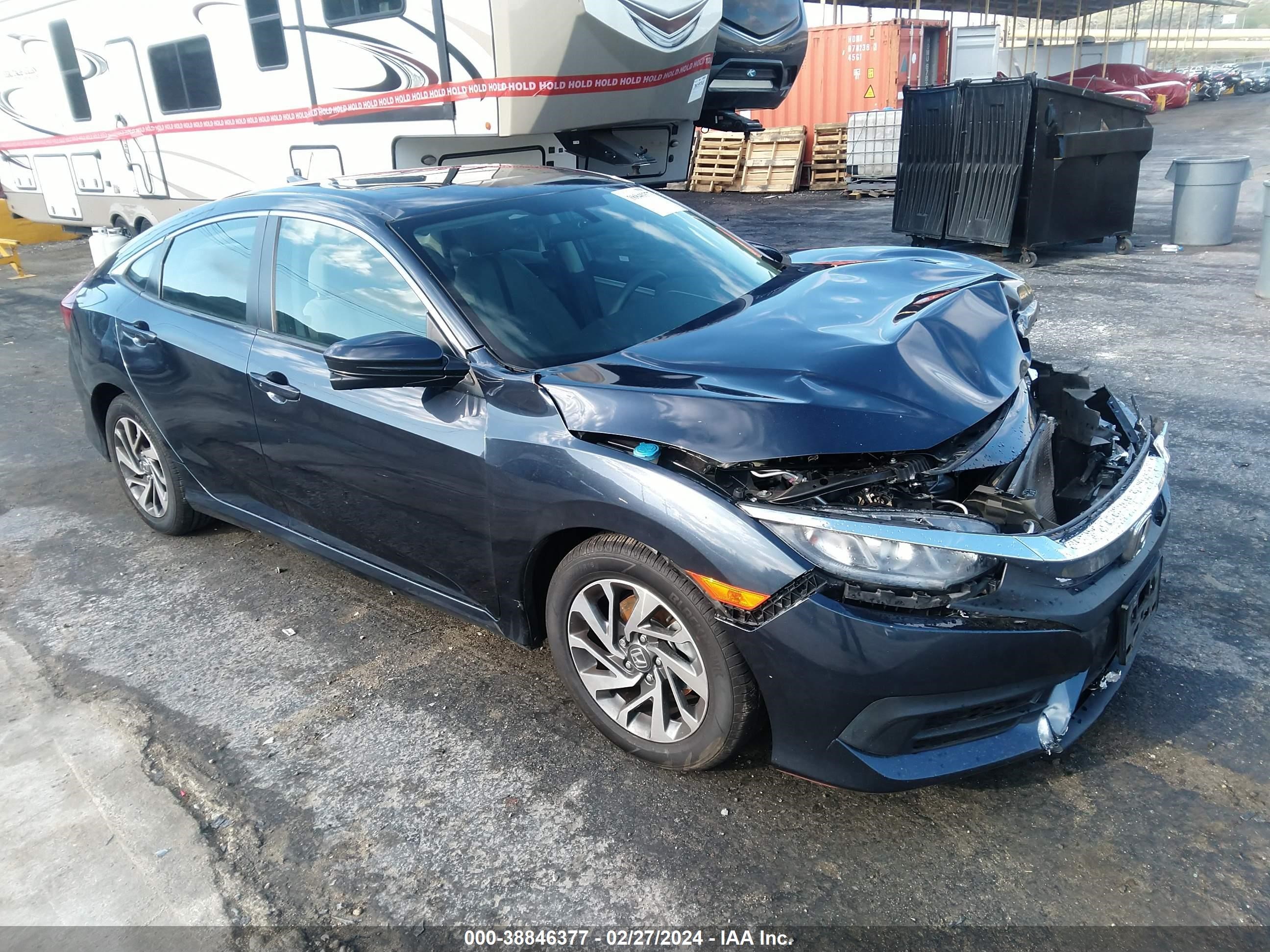 honda civic 2017 2hgfc2f76hh543900