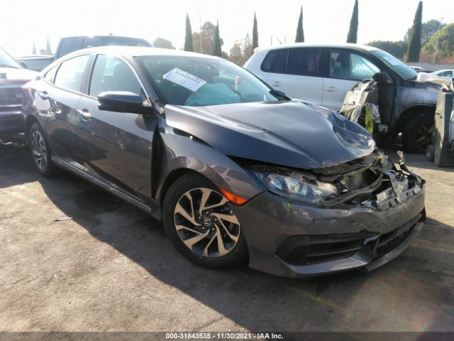 honda civic sedan 2017 2hgfc2f77hh574623