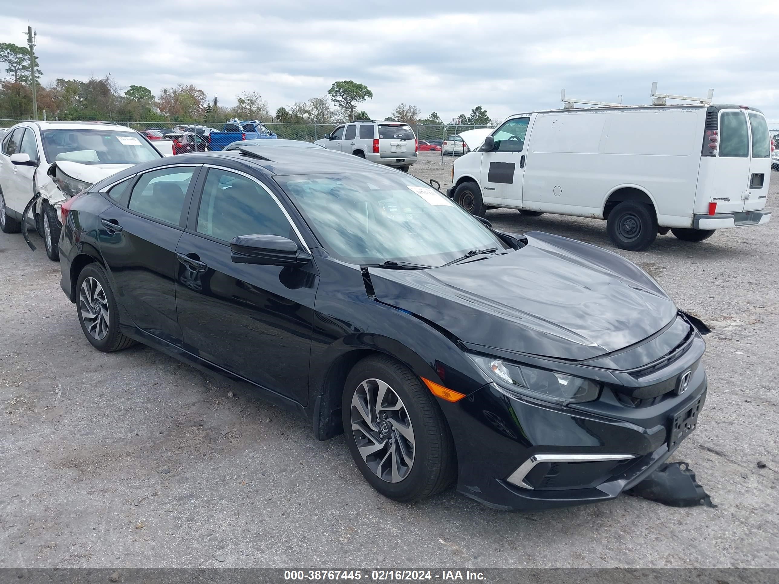 honda civic 2019 2hgfc2f77kh023891