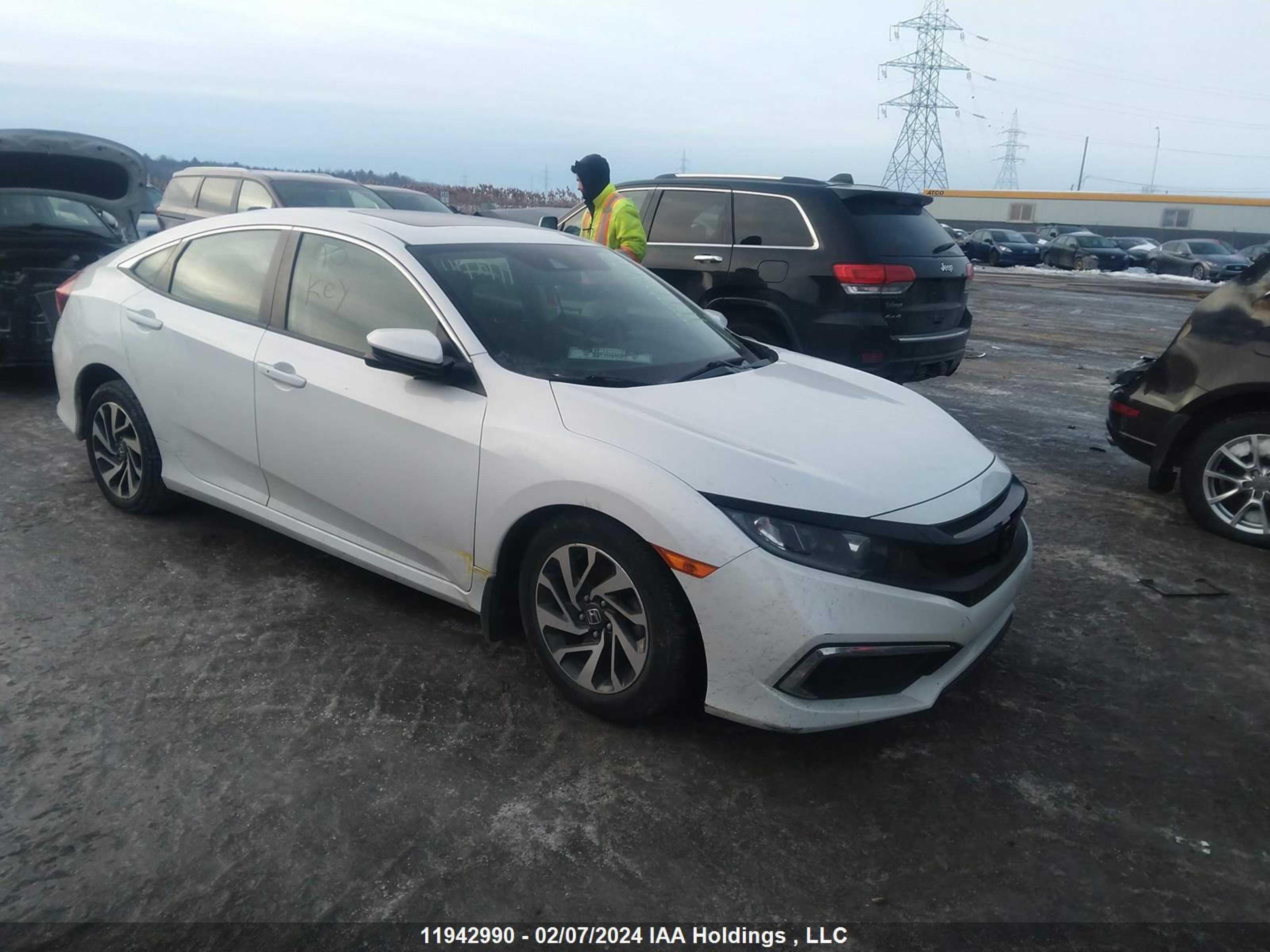 honda civic 2019 2hgfc2f79kh036142