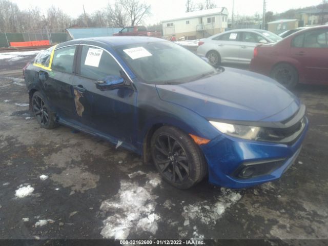 honda civic sedan 2019 2hgfc2f80kh543651