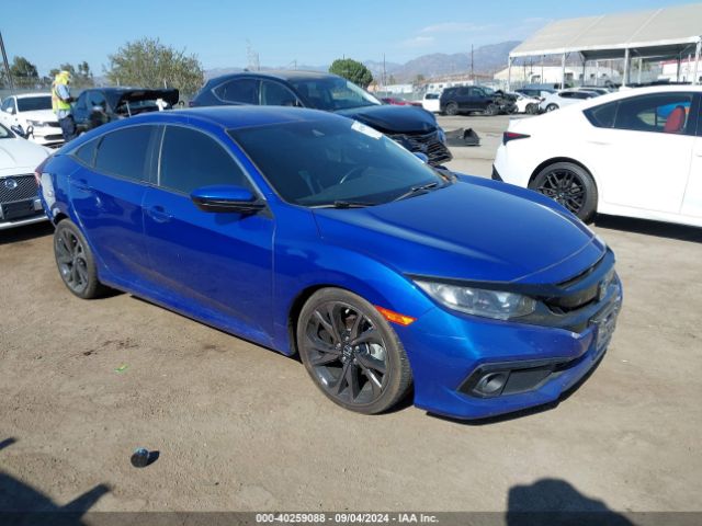 honda civic 2020 2hgfc2f80lh574674