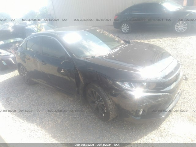 honda civic sedan 2021 2hgfc2f80mh557648