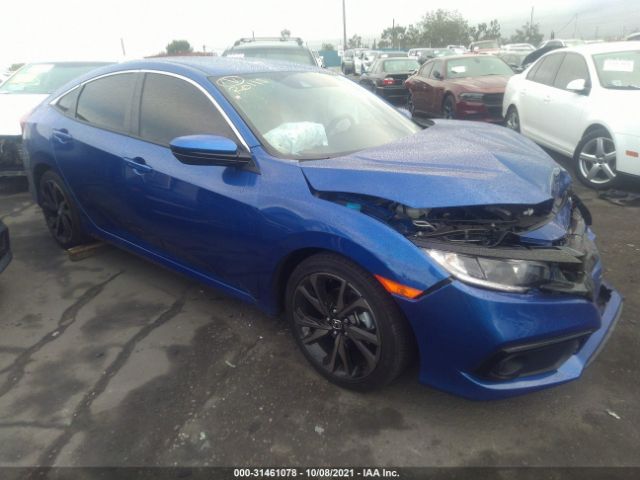 honda civic sedan 2021 2hgfc2f81mh517806