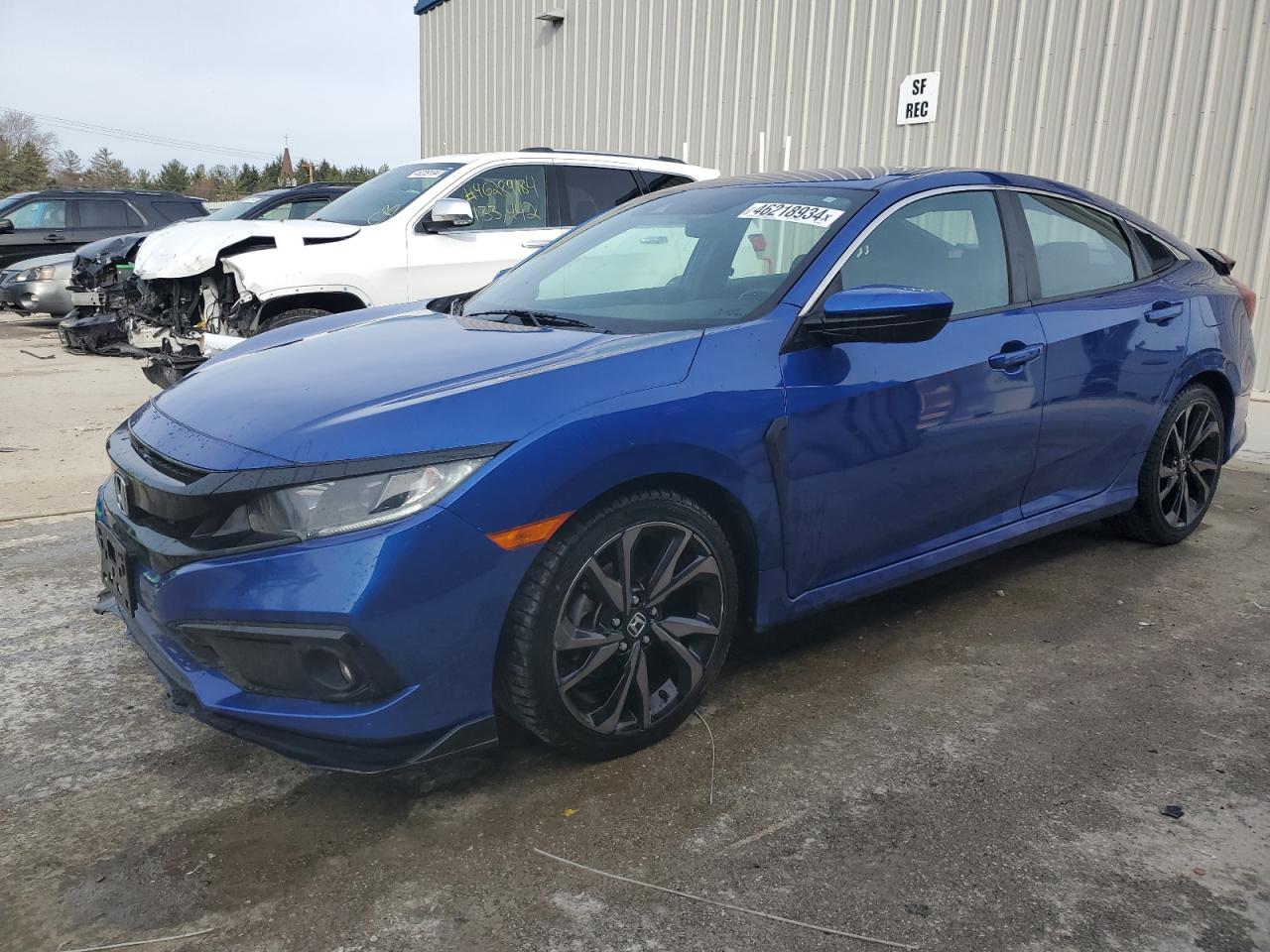 honda civic 2019 2hgfc2f82kh604644