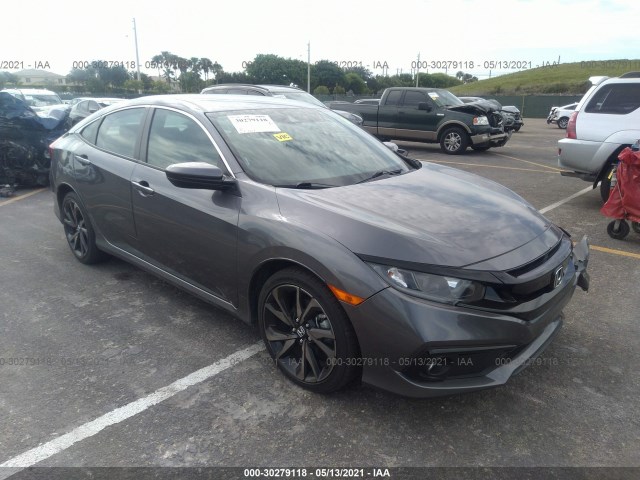 honda civic sedan 2019 2hgfc2f83kh563442