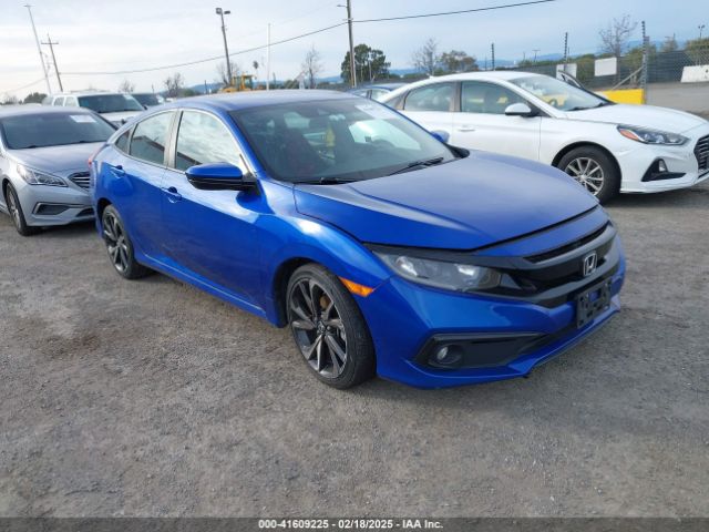 honda civic 2019 2hgfc2f83kh592715