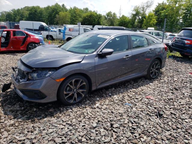 honda civic spor 2021 2hgfc2f84mh550606