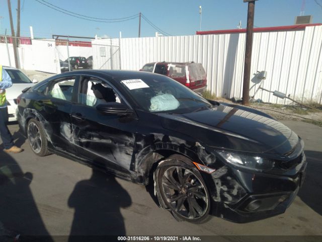 honda civic sedan 2019 2hgfc2f85kh584809