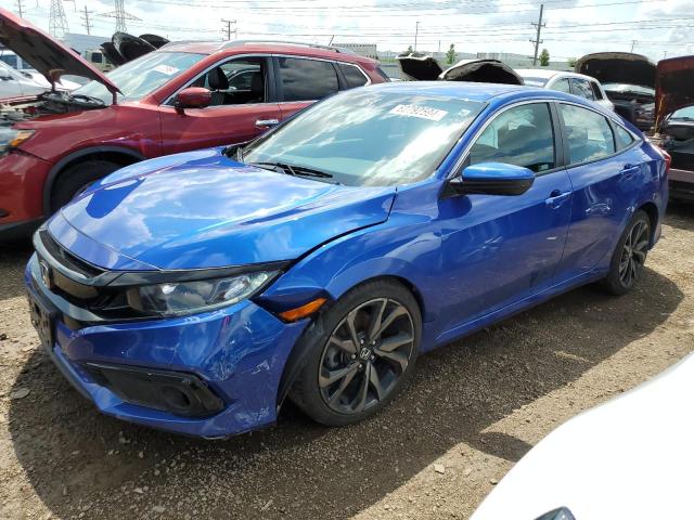 honda civic 2019 2hgfc2f85kh606940