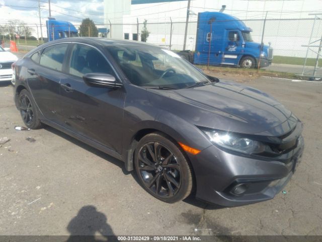 honda civic sedan 2019 2hgfc2f86kh520987