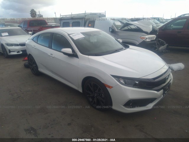 honda civic sedan 2019 2hgfc2f86kh574189