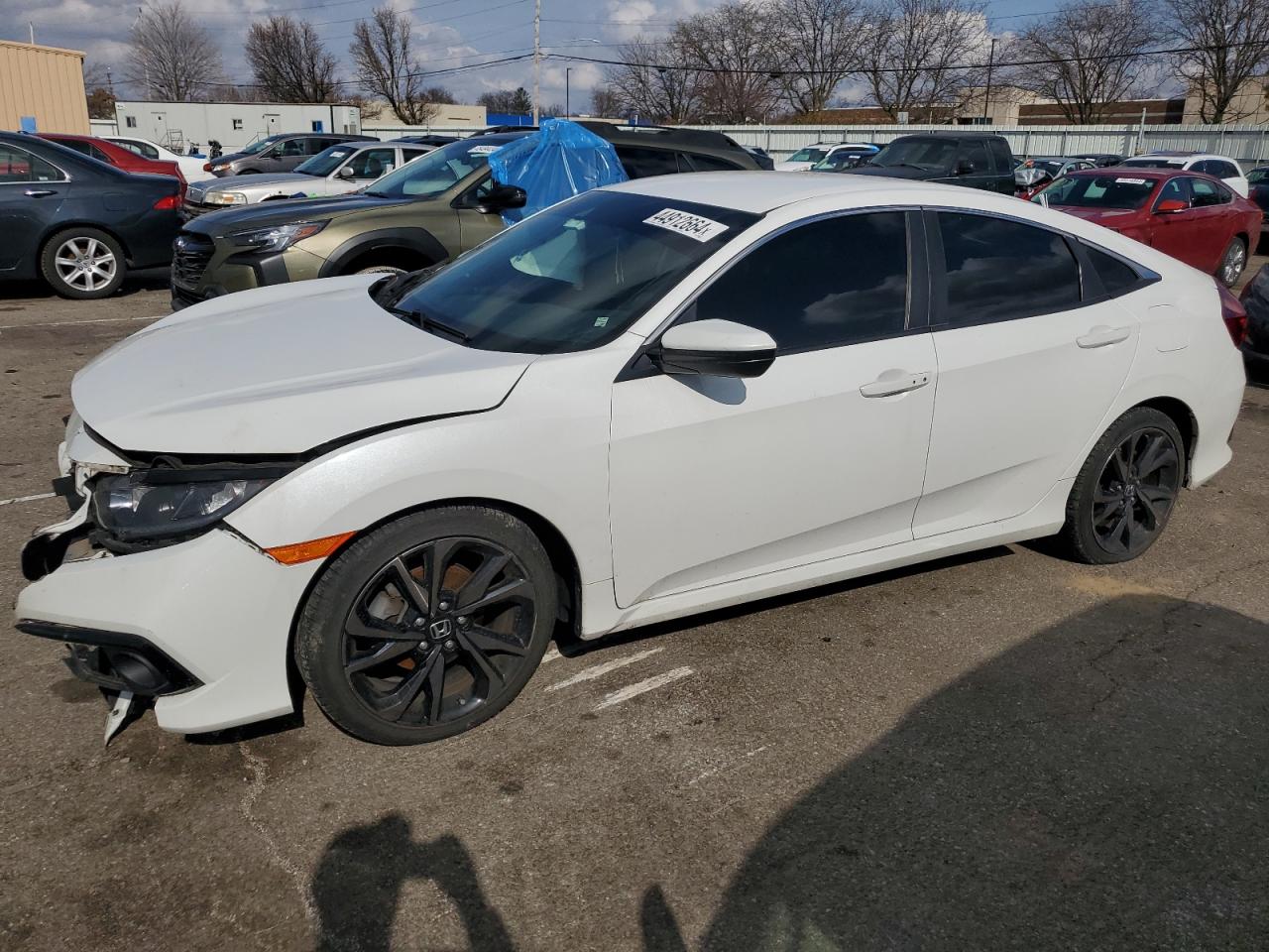 honda civic 2019 2hgfc2f87kh511327