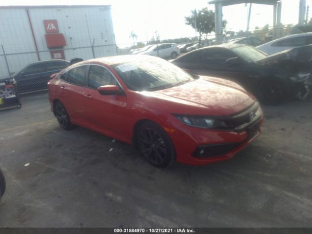 honda civic sedan 2021 2hgfc2f87mh514795