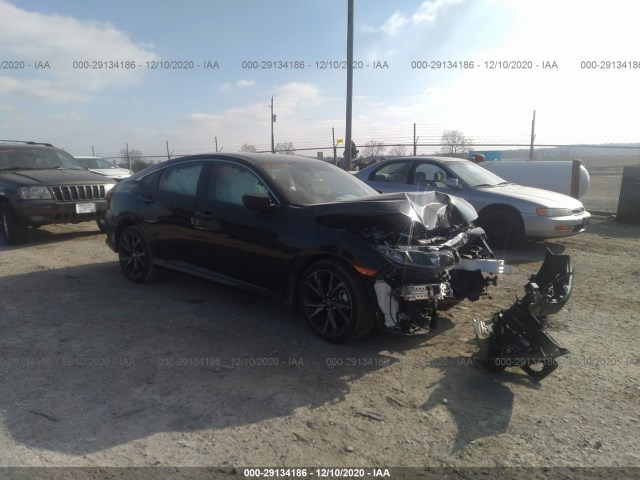 honda civic sedan 2019 2hgfc2f88kh558852