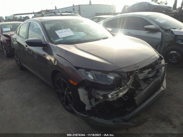 honda civic sedan 2019 2hgfc2f89kh500877