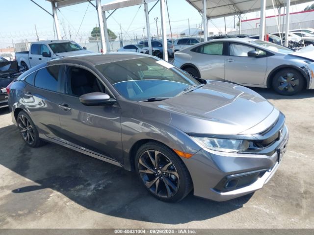 honda civic 2019 2hgfc2f89kh588992