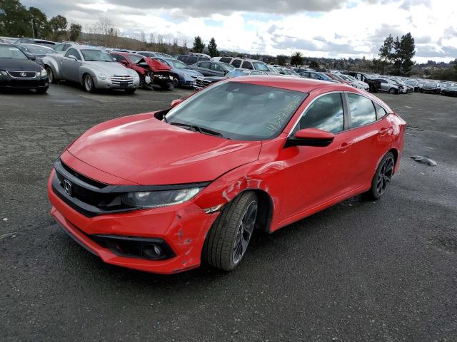 honda civic 2019 2hgfc2f8xkh535105