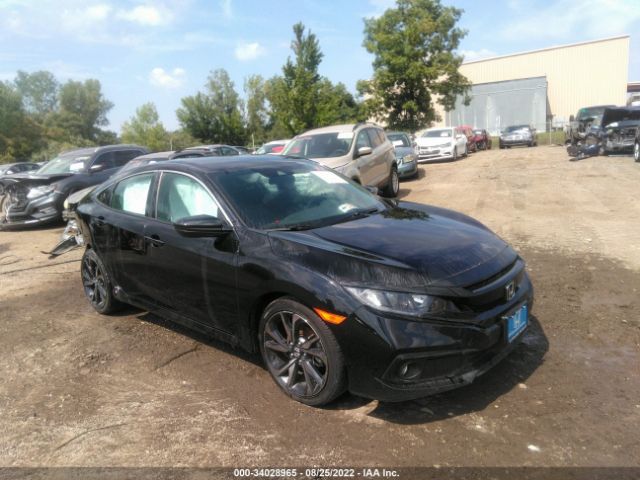 honda civic sedan 2019 2hgfc2f8xkh545486