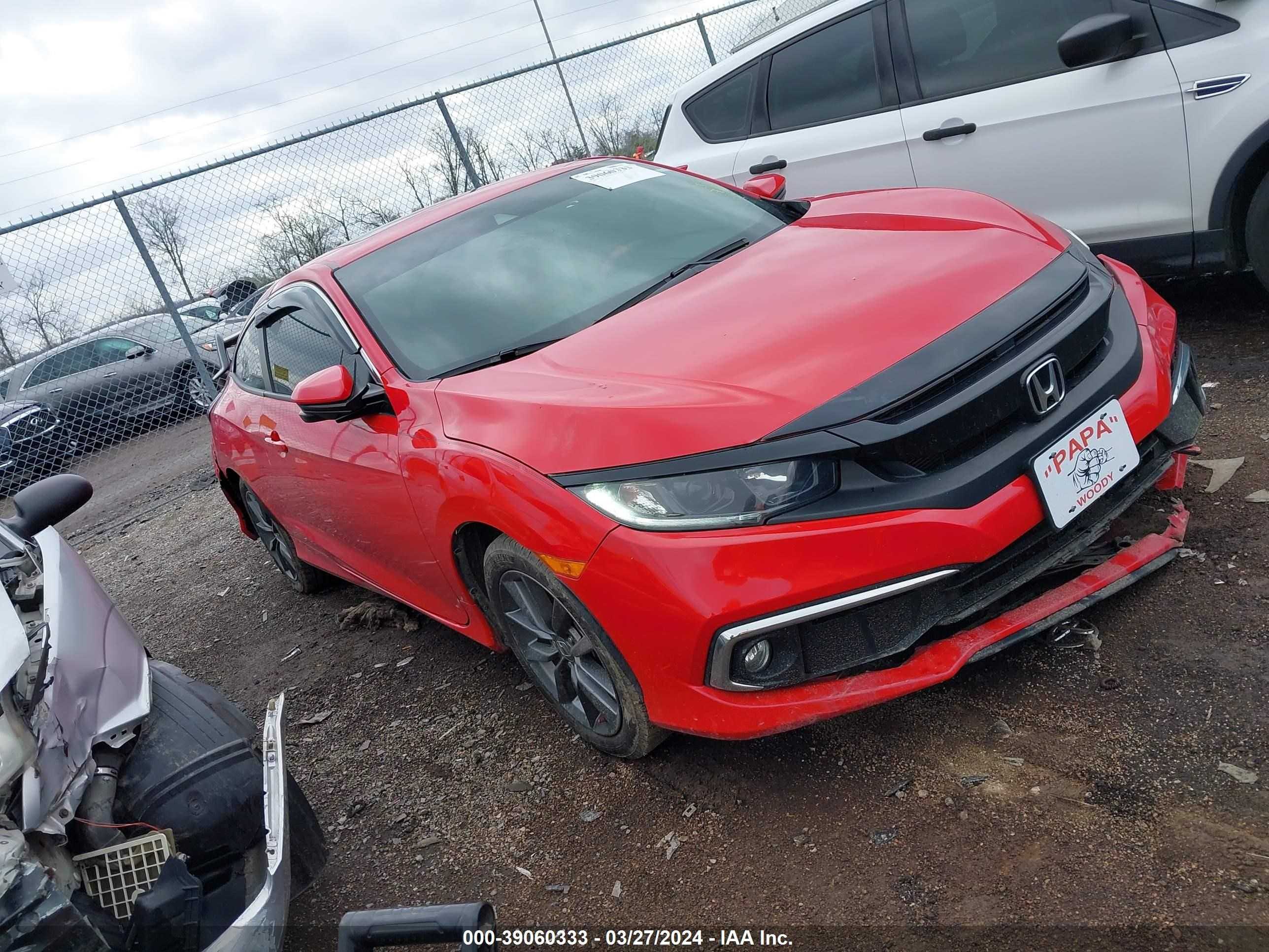 honda civic 2019 2hgfc3b37kh352809