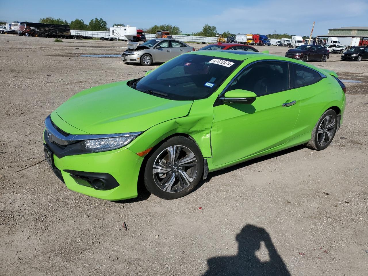 honda civic 2016 2hgfc3b95gh357700