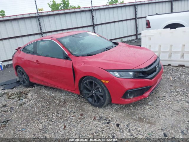 honda civic 2019 2hgfc4b85kh307367