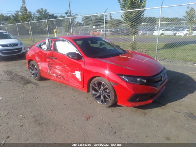 honda civic coupe 2019 2hgfc4b87kh309153