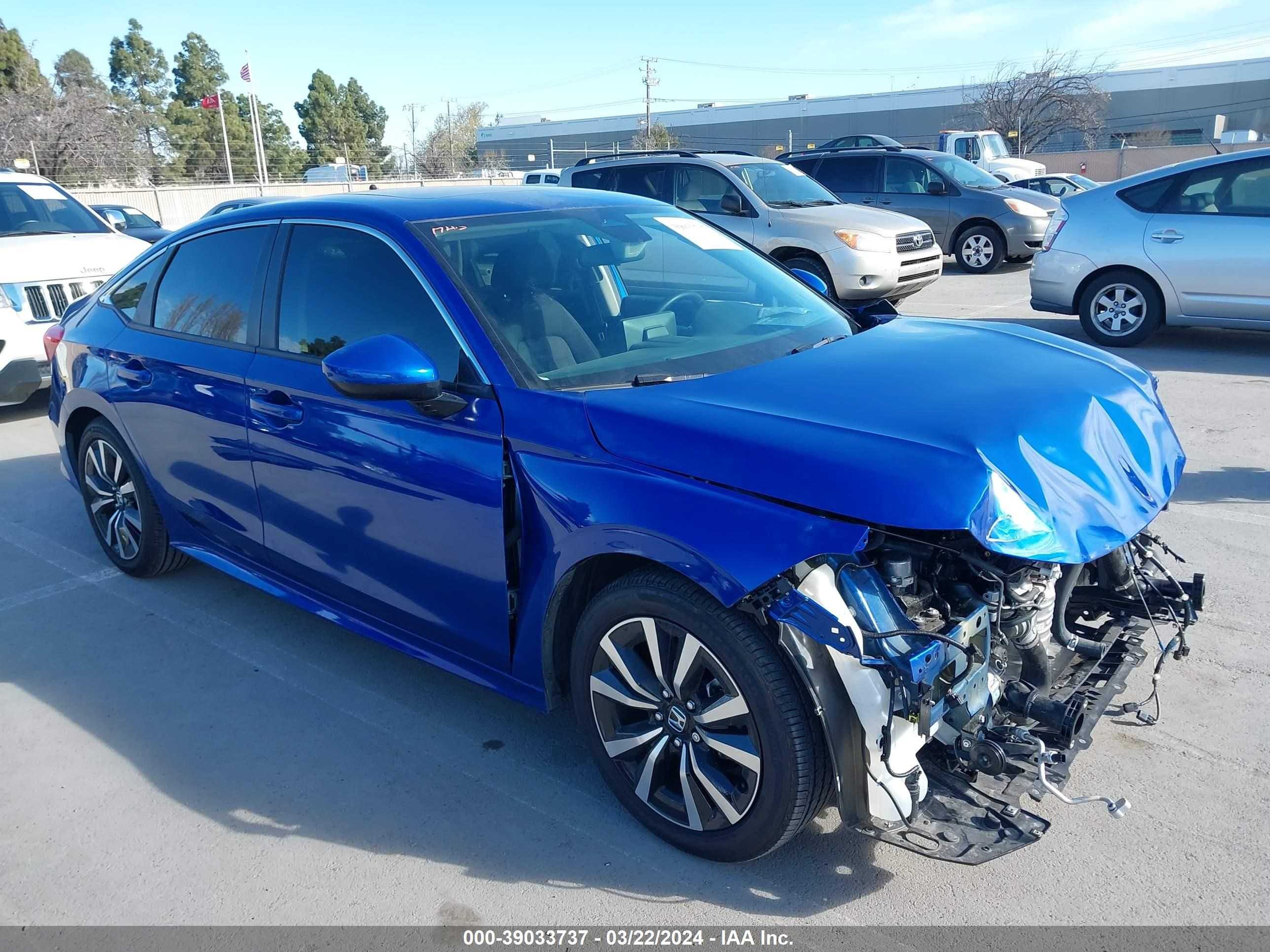 honda civic 2022 2hgfe1f71nh319059