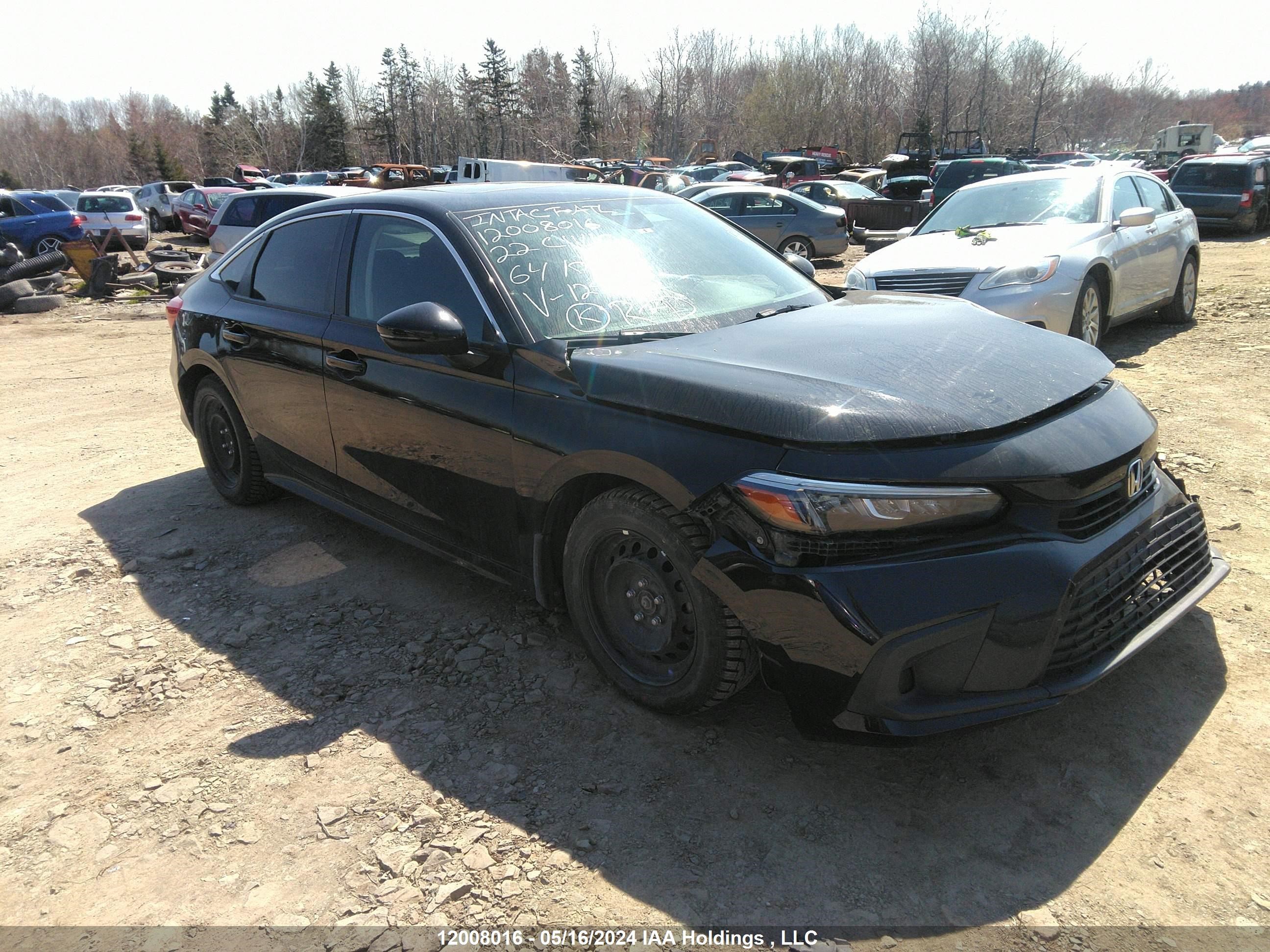 honda civic 2022 2hgfe2f32nh129662