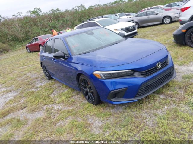 honda civic 2022 2hgfe2f59nh576166