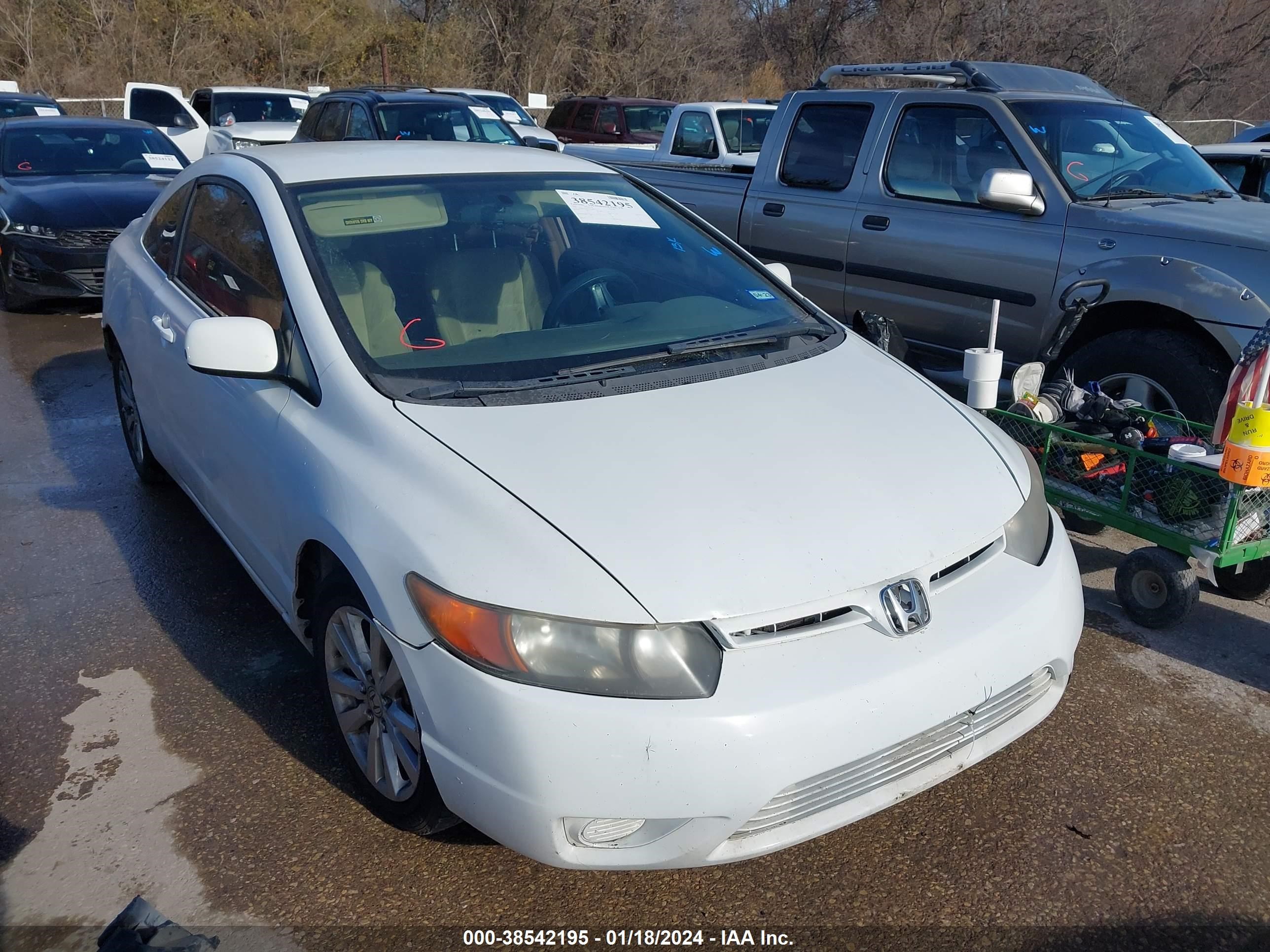 honda civic 2007 2hgfg12617h522835