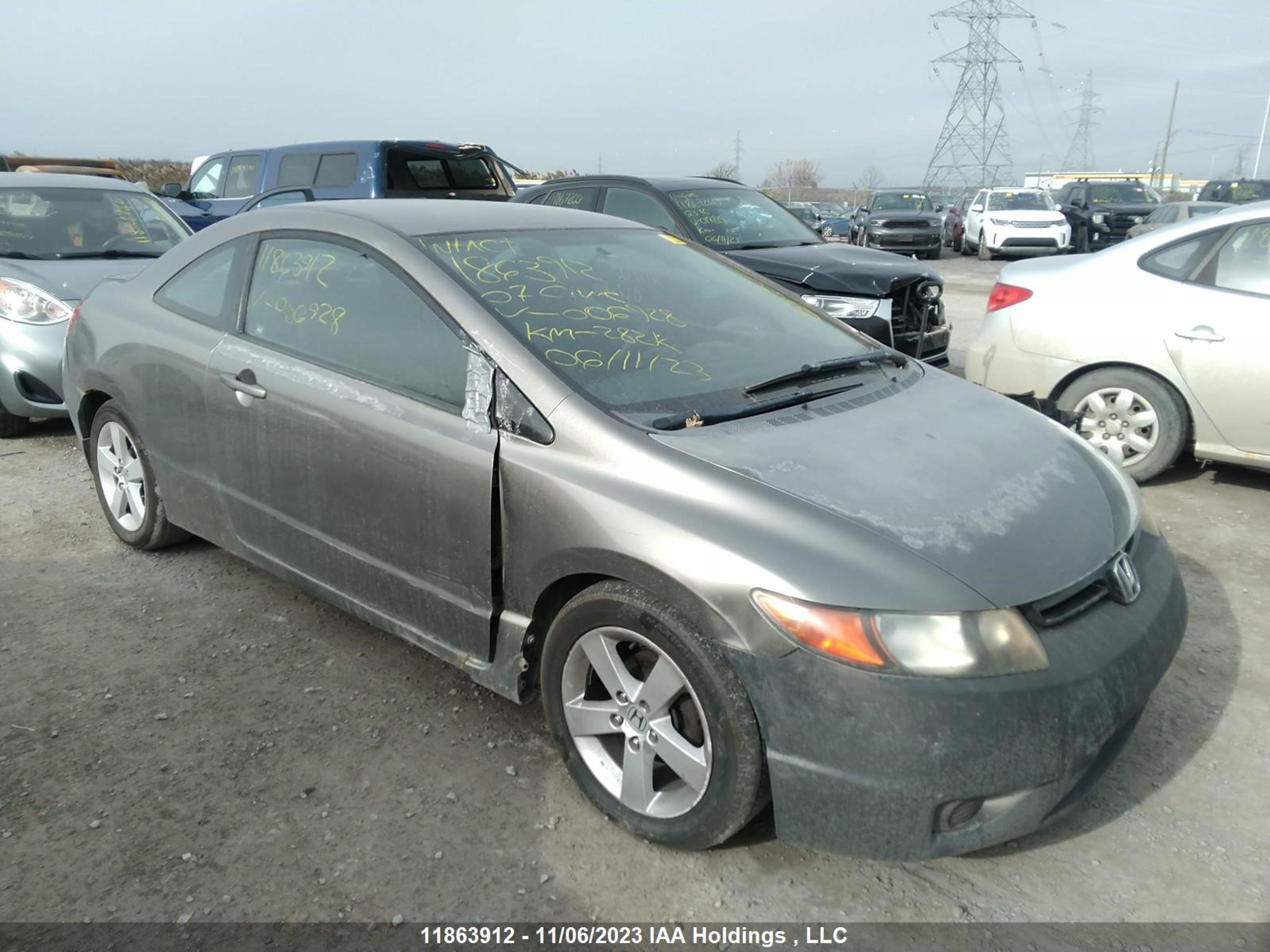 honda civic 2007 2hgfg12637h006928